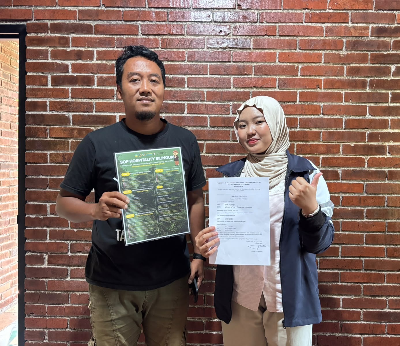 Foto Mahasiswa KKN-T 129 Undip Bantu Curug Semirang Naik Level, Siap Sambut Wisatawan Mancanegara!